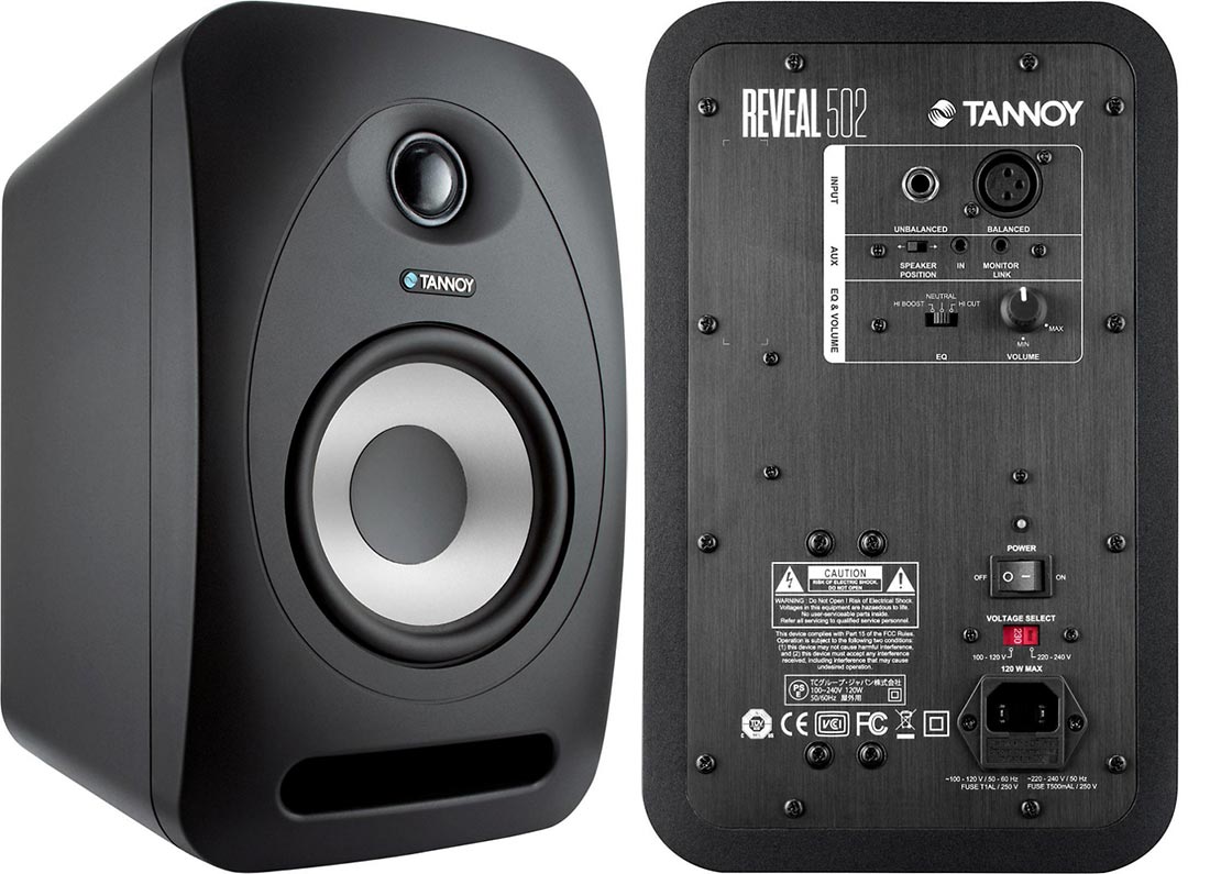 Tannoy Reveal 502 Powered Studio Monitors  (pair)